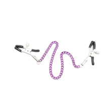 Nipple Clips Non Piercing Adults Games for Women Men with Chain