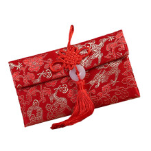Chinese Lunar Year Red Envelope Greeting Card Envelopes Rectangle Red