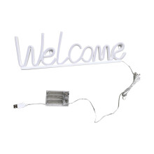 Welcome Neon Sign Decorative Lamp Neon Light Sign for Bar Pub Store pi