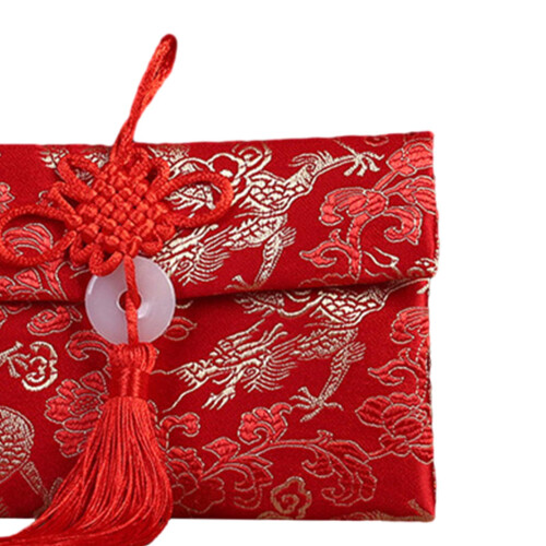 Chinese Lunar Year Red Envelope Greeting Card Envelopes Rectangle Red 2