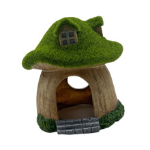 Aquarium Mushroom House Hideout Landscape Ornament for Table Reptiles