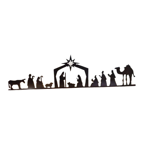Metal Nativity Scene Sets Nativity Set Decorations for Office Fireplac