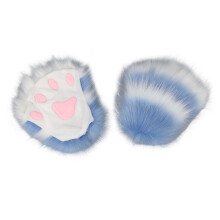 Kitten Paw Gloves Costume Gloves Half Finger Gloves for Carnival Clubs