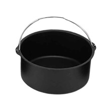 Baking Cake Barrel with Handle Air Fryer Pizza Pans for Pies Bread Ste