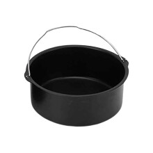 Baking Cake Barrel with Handle Air Fryer Pizza Pans for Pies Bread Ste