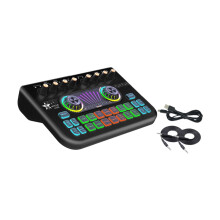 Sound Audio Mixer Board Webcast Live Stream Sound Card for Singing KTV