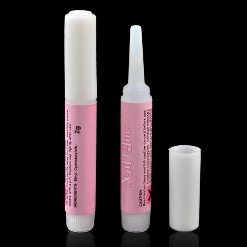 Nail Glue 0.07oz Clear Nail Glue Nail Tips Glue for Acrylic Nails Tips 2