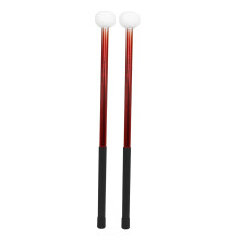 2Pcs Felt Head Timpani Sticks Alloy for Music Education Lotus Drum Han