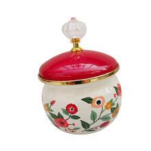 Sugar Bowl with Lid Versatile Dried Fruit Jar for Home Coffee Bar Coun