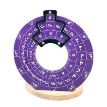 Melody Chords Tool Metal Circle of Fifths Wheel for Beginner Violin Mu