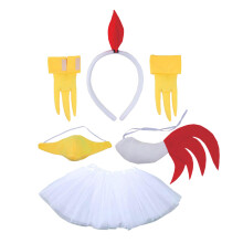 Chicken Animal Costume Cute Easter Chicken Head Hoop Set for Holiday C