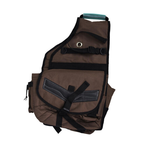 Canvas Saddle Bag Compact Saddlebag for Horseback Equestrian /Western