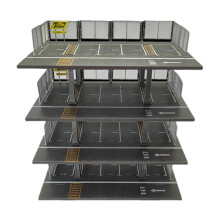 1/64 Diecast Wheels Display Case Layout for Sports Car Collectors Mini
