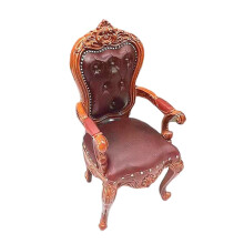 1/12 DIY Scene Dollhouse Chair for Living Room Dollhouse Furniture Dec