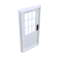 1:12 Dollhouse Door Decor Artificial Mini Door for Birthday Doll House