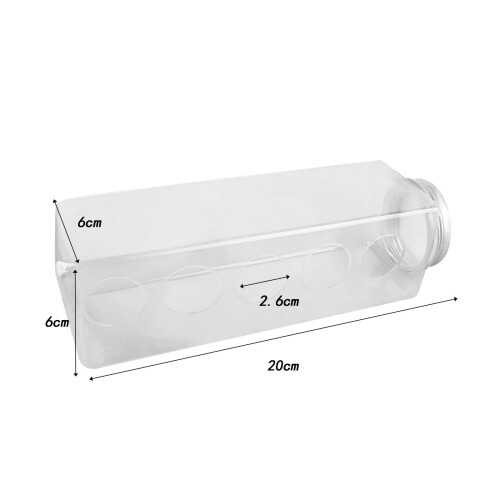 Small Chicken Feeder Durable Multi Holes Duck Feeder for Pigeon Chicks 1