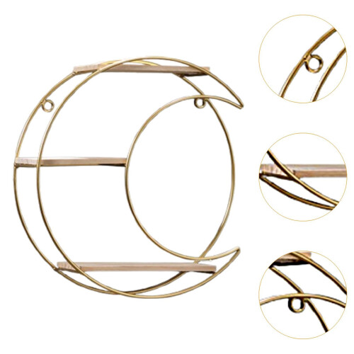 Wall Shelf Floating Shelf 3 Layers Sturdy for Bathroom Essentials Deco 2