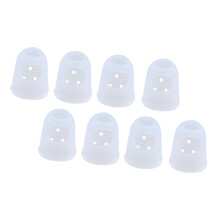 8 Pieces Silicone Guitar Finger Guards Silicon Fingertip Protectors fo