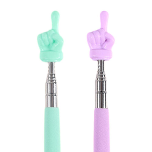 2 Pieces Extendable Finger Pointer Sticks Telescopic Teachers Finger P 2
