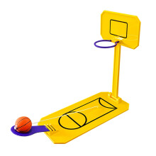 Mini Fun Basketball Game Toy Miniature Foldable Basketball Hoop Toy fo