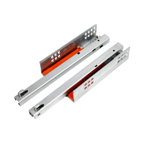 2Pcs Drawer Sliding Rails Simple Appearance Undermount for Kitchen Fur