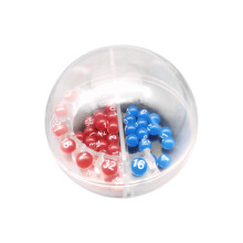 Mini Lottery Machine with Balls Portable for Friends Double Color Ball