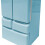 Dollhouse Mini Refrigerator 1:12 DIY Double Door for Micro Landscape D 3