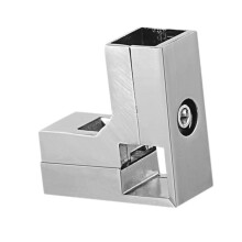 Clamp Connector for 1" x 1" Square Tube Easily Install Sturdy Aluminum