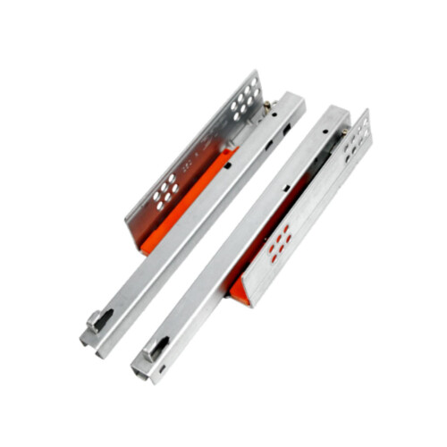 2Pcs Drawer Sliding Rails Simple Appearance Undermount for Kitchen Fur