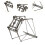 1:87 Arm Pantographs Bow Sturdy Part Train Model Accessories for Train 3