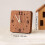 Decorative Small Table Clock Desk and Shelf Clock for Indoor Bedside B 2