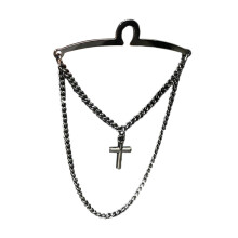 Mens Tie Clip Gift Decoration Fashion Shirt Chain for Boyfriend Husban