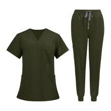 Uniform Scrub Set Nurse Top Pants Nursing Scrubs Uniform Clothes Work