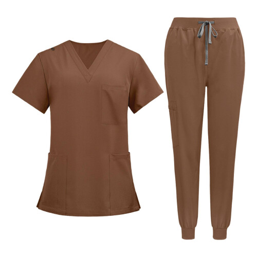 Uniform Scrub Set Nurse Top Pants Nursing Scrubs Uniform Clothes Work