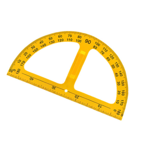Large Math Geometry Ruler Protractor Ruler for Engineering Drawings Dr