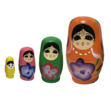 4x Russian Nesting Dolls Matryoshka Dolls for Birthday Children Kids P