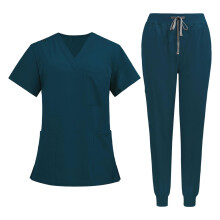 Uniform Scrub Set Nurse Top Pants Nursing Scrubs Uniform Clothes Work