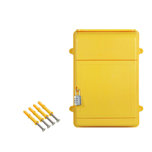 Wall Mounted Mailbox with Combination Lock 13.5x10x4inch for Hotel Bus
