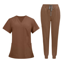 Uniform Scrub Set Nurse Top Pants Nursing Scrubs Uniform Clothes Work