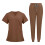 Uniform Scrub Set Nurse Top Pants Nursing Scrubs Uniform Clothes Work 1
