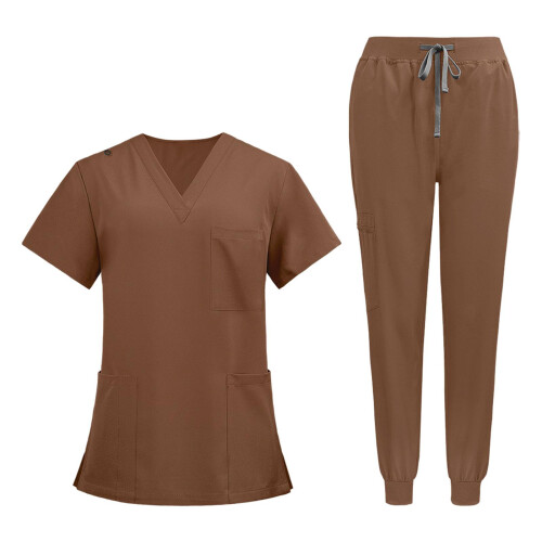 Uniform Scrub Set Nurse Top Pants Nursing Scrubs Uniform Clothes Work