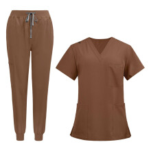 Uniform Scrub Set Nurse Top Pants Nursing Scrubs Uniform Clothes Work