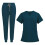 Uniform Scrub Set Nurse Top Pants Nursing Scrubs Uniform Clothes Work 1