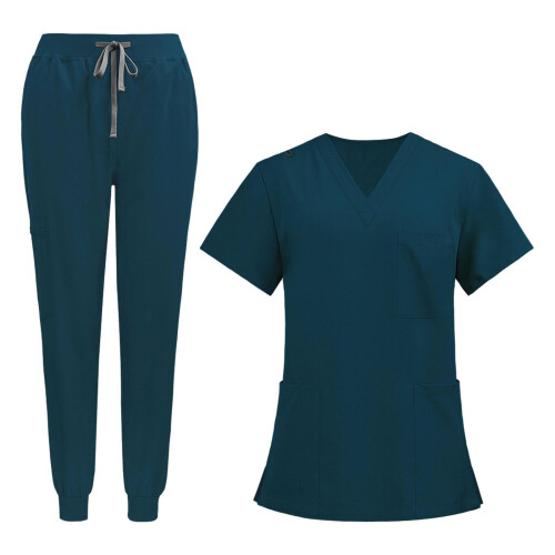 Uniform Scrub Set Nurse Top Pants Nursing Scrubs Uniform Clothes Work
