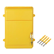 Lockable Wall Hanging Mailbox Post Box Versatile Drop Box for Hotel Bu