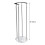 Undercounter Basin Support Rod Steel Adjustable Height for Household C 2