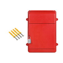 Wall Mounted Mailbox with Combination Lock 13.5x10x4inch for Hotel Bus