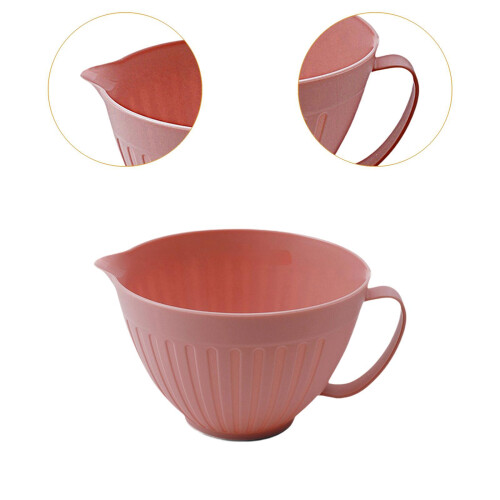 Mixing Bowl with Spout Multipurpose Serving Bowl for Dessert Kitchen C 2