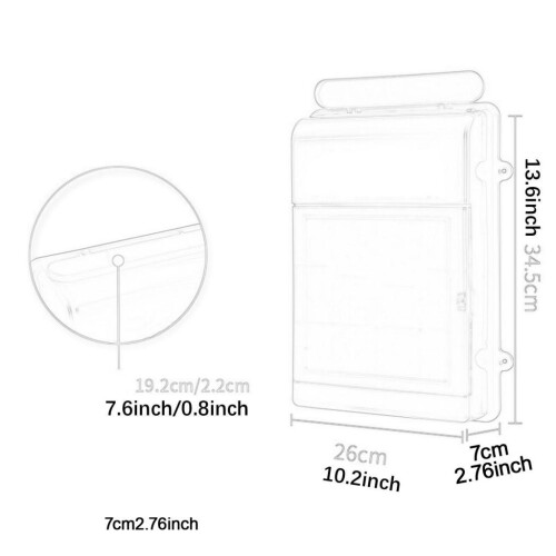 Lockable Wall Hanging Mailbox Post Box Versatile Drop Box for Hotel Bu 1