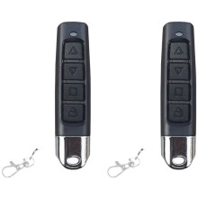 2 Pezzi 433 Mhz Copia Telecomando Chiave per Auto Apriporta Garage Copia Telecomando Ricevitore Controller Wireless A 4 Tasti